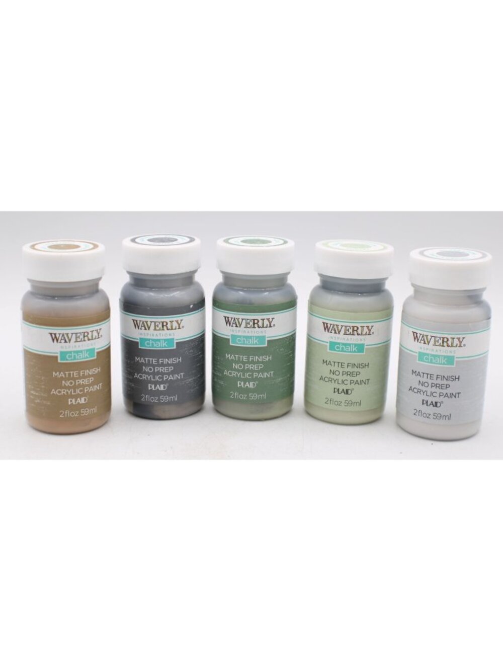 Waverly Model Color Paints Acrylic Hobby Miniature Craft Supplies 5 Colors 2floz